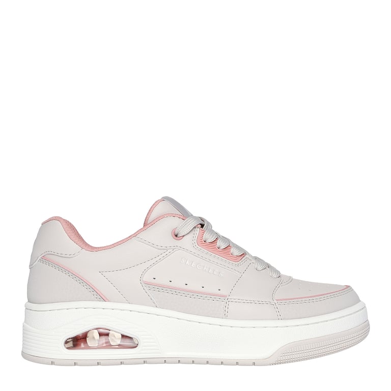 SKECHERS Zapatilla Urbana Mujer Cuero Gris Ofertitas