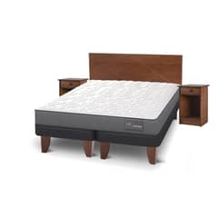 CIC - Cama Europea Anatomic 2 Plazas + Muebles