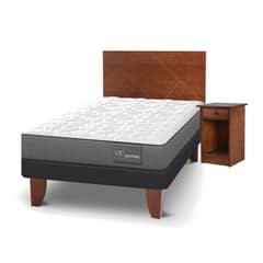 CIC - Cama Europea Anatomic 1.5 Plazas + Muebles