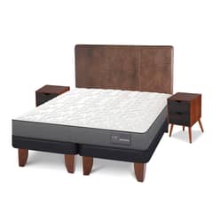 CIC - Cama Europea Anatomic King Base Dividida+Muebles