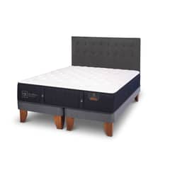 CIC - Cama Europea Premium King + Respaldo Eufrates