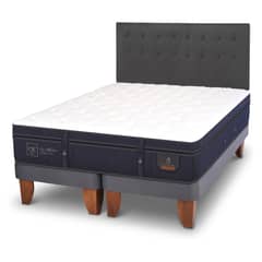 CIC - Cama Europea Super Premium King + Respaldo Eufrates