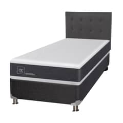 CIC - Box Spring Ortopedic 1.5 Plazas Base Normal 105x200 cm + Respaldo Eufrates