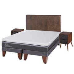 CIC - Cama Europea Ortopedic Advance King + Muebles Baker