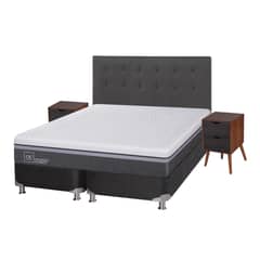 CIC - Box Springs Ortop Adva24 2 Plazas Base Dividida Incluye Muebles