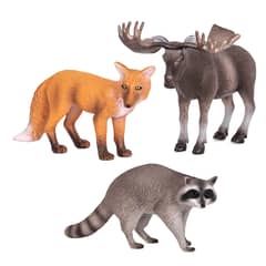 TERRA ANDES - Animales Del Bosque: Alce, Zorro Y Mapache