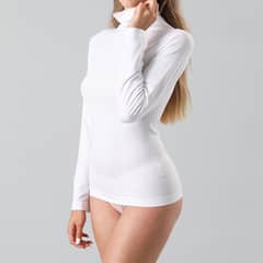 FLORES - Polera Manga Larga Mujer