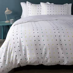 BENETTON - Funda de Plumón Dots Algodón 220 Hilos Cubre Plumón