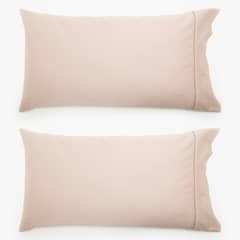 BASEMENT HOME - Fundas de Almohada 100% Algodón 300 Hilos Set de 2