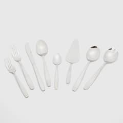 MICA - Juego de Cuchillería 30 Piezas + 3 Piezas de Servir Acero Inoxidable