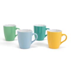 MICA - Set 4 Mugs Colores 370 Ml