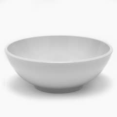 BASEMENT - Bowl Flat Edge 21.8 cm Loza Blanca