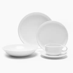 BASEMENT - Set de Vajilla Home Porcelana 30 Piezas Blanca