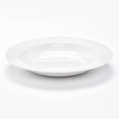 SPAL - Plato Hondo 23 Cm Porcelana Roulette White Loza
