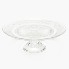 ROBERTA ALLEN - Plato de Torta Vidrio Labrado 30 cm