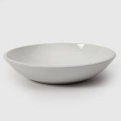 BASEMENT - Plato Hondo Porcelana Blanca 23 cm