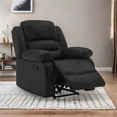 MICA - Sillón Berger Robbie 1 Cuerpo Cuero Combinado Clásico
