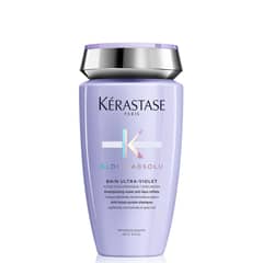KERASTASE - Shampoo Matizador Cabello Rubio O Decolorado Bain Ultra-Violet Blond Absolu 250ml