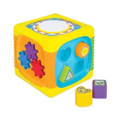 Juguetes Didacticos 18 Meses Cubo De Actividades Kidz Time Con Luz