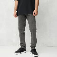 BEARCLIFF - Jeans Skinny Algodón Hombre Estilo Urbano