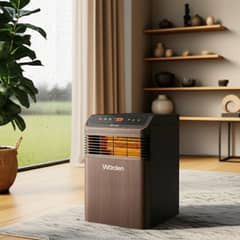 WURDEN - Estufa Infrarroja 1500W Digital con Ruedas