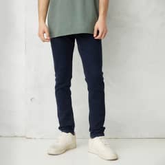 BEARCLIFF - Jeans Super Skinny Fit Hombre Algodón Stretch