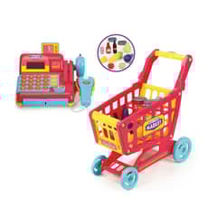 FUN MARKET - Set Caja Registradora Mas Carro