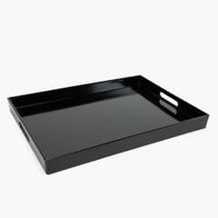 MICA - Bandeja 48X35X4 Cm Belle Negro