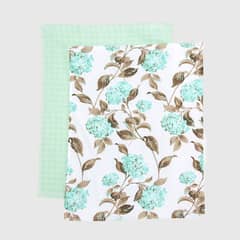 MICA - Paños De Cocina Flores Rectangular Pack De 2 Algodón