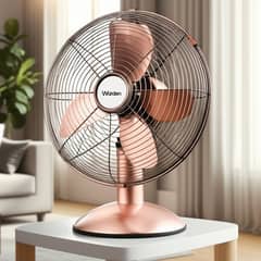 WURDEN - Ventilador de Sobremesa 12 Pulgadas Oscilante Cobre