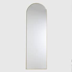 BASEMENT HOME - Espejo Rectangular Dorado 180X40 Cm