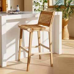 BASEMENT HOME - Silla Bar New Mindi Rattan Natural