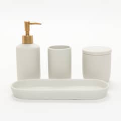 ROBERTA ALLEN - Set Accesorios De Baño Márfil