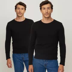 NEWPORT - Pack De 2 Camisetas Manga Larga Algodón Hombre