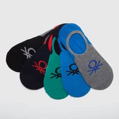 BENETTON - Pack De 5 Calcetines Algodón Hombre