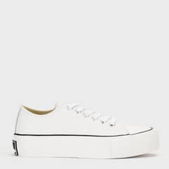 AMERICANINO - Bacona Zapatilla Urbana Mujer Cuero Blanco