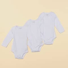 YAMP - Pack de 3 Bodys Manga Larga Algodón Unisex Bebé