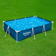 BESTWAY - Piscina Estructural Rectangular 300 X 201 X 66 Cm