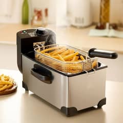 RECCO - Freidora Eléctrica RFR-FRIGGERE 3 Litros Inoxidable