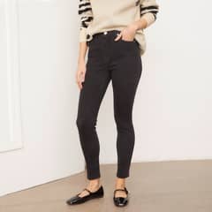 BASEMENT - Jeans Skinny Tiro Alto Mujer Algodón