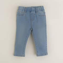 YAMP - Jeans Denim Bebé Niña Cintura Elástica