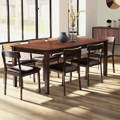 ROBERTA ALLEN - Mesa de Comedor Donatello Rectangular 6 Puestos