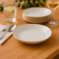 FLORENCIA - Plato Sopa 22 cm Borde Dorado