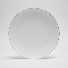 FLORENCIA - Plato Fondo 27 cm Borde Dorado
