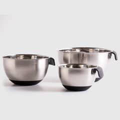 WURDEN - Set Bowls Redondo Acero Inoxidable
