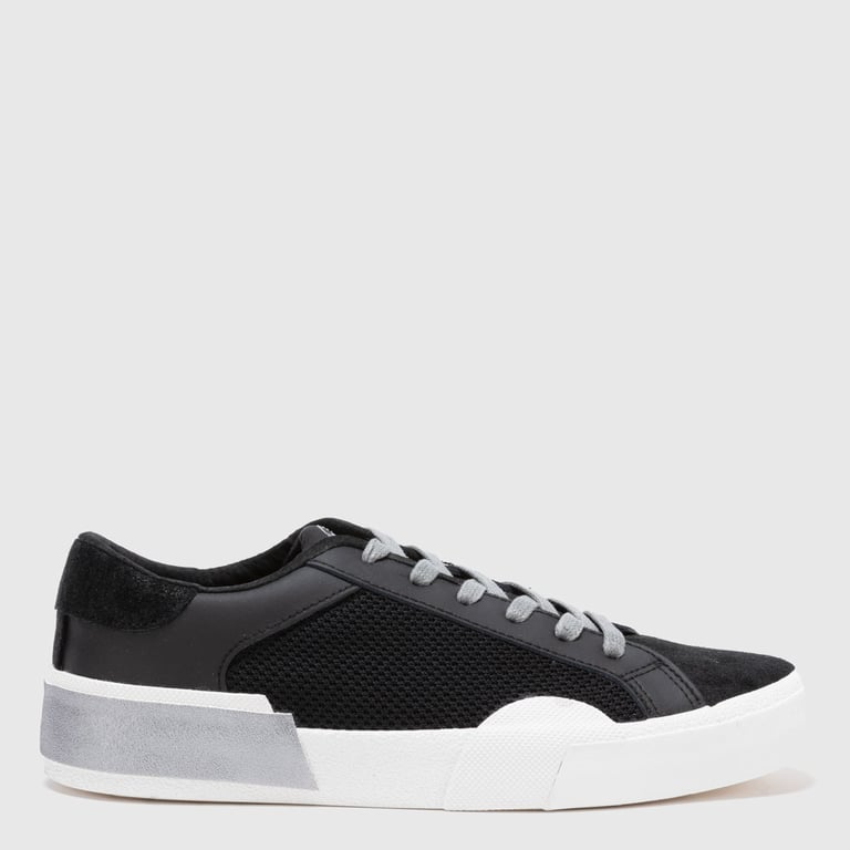 AMERICANINO Zapatilla Urbana Mujer Cuero Negro Ofertitas