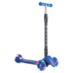 SCOOP - Scooter 3 Ruedas Con Luz Fluor Azul Infantil