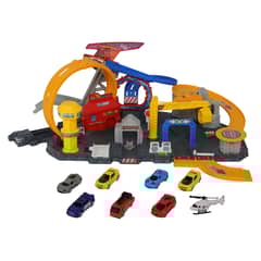 KIDS N PLAY - Big City Track 8 Vehiculos