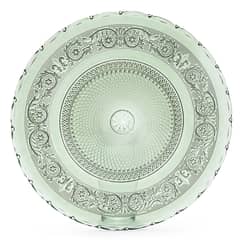 ROBERTA ALLEN - Plato Base Labrado Verde 30 cm