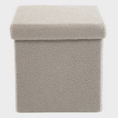 MICA - Pouff Curly 37,5 Cm Gris